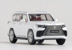 1:64 Scale Black / Gray / White Diecast 2022 Lexus LX600 Toy