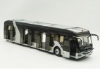 1:42 Scale Silver Airport Diecast Yutong AB14E Apron Bus Model