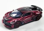 Kids 1:64 Scale Wine Red Diecast Bugatti Divo Toy