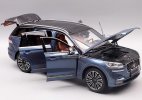 1:18 Scale Black / Blue Diecast 2020 Lincoln Aviator SUV Model