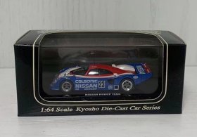 NO.23 Blue 1:64 Scale Diecast 1990 Nissan R90CP Car Model