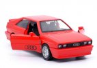 Kids 1:36 Scale Red / Blue Diecast 1980 Audi Quattro Car Toy