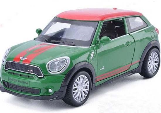White /Black / Red / Green 1:32 Diecast Mini Cooper Paceman Toy ...
