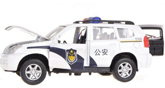 White 1:32 Kids Police Diecast Toyota Land Cruiser PRADO Toy [NB9T266 ...